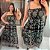Vestido Alça Pâmela Preto Tropical Plus Size - Imagem 3