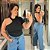 Blusa Canelada Nula Preta Plus Size - Imagem 1