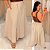 Saia Longa Daniela Bege Plus Size - Imagem 1