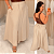 Saia Longa Daniela Bege Plus Size - Imagem 1