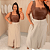 Saia Longa Daniela Bege Plus Size - Imagem 2