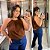 Blusa Gola Duna Marrom Plus Size - Imagem 1