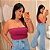 Top Faixa Lupita Fúcsia Plus Size - Imagem 1
