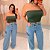 Top Faixa Lupita Verde Militar Plus Size - Imagem 4
