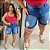 Bermuda Jeans PB Leonor Destroyed Plus Size - Imagem 3