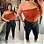 Body Argola Alessandra Terra Cota Plus Siz - Imagem 3