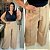 Pantalona Linhão Jussara Bege Plus Size - Imagem 2