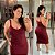 Vestido Modal Angeline Vinho Plus Size - Imagem 1