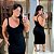 Vestido Modal Angeline Preto Plus Size - Imagem 1