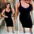 Vestido Modal Angeline Preto Plus Size - Imagem 3