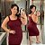 Vestido Modal Alina Vinho Plus Size - Imagem 1