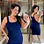 Vestido Modal Alina Azul Marinho Plus Size - Imagem 1