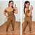 Macacão Vip Ciganinha Priscila Marrom Plus Size - Imagem 2