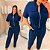 Conjunto Alice Moletinho Ziper Azul Marinho Plus Size - Imagem 3