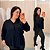 Camisa Manga Mullet Preto Plus Size - Imagem 1