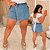 Short Saia Awa Jeans Lena Cargo Plus Size - Imagem 1