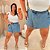 Short Saia Awa Jeans Lena Cargo Plus Size - Imagem 4