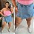 Short Saia Awa Jeans Lena Cargo Plus Size - Imagem 3