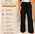 Calça Pantalona Canelada Verônica Marrom Plus Size - Imagem 2
