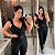 Macacão Vip Babado Taila Preto Plus Size - Imagem 1