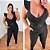 Macacão Vip Babado Taila Preto Plus Size - Imagem 2