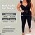 Macacão Vip Babado Taila Preto Plus Size - Imagem 3