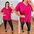 Blusa Max Vick Pink Botão Plus Size - Imagem 3