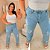 Calça jeans Awa Luara Mom Destroyed Plus Size - Imagem 3