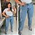 Calça jeans Awa Luara Mom Destroyed Plus Size - Imagem 3