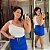 Cropped Ribana Malu Branco Plus Size - Imagem 1
