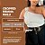 Cropped Ribana Malu Preto Plus Size - Imagem 2
