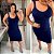 Vestido Modal Angeline Azul Marinho Plus Size - Imagem 3