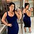 Vestido Modal Angeline Azul Marinho Plus Size - Imagem 1