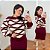 Blusa Punho Modal Vinho Plus Size - Imagem 1