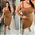 Vestido Modal Alina Kaki Plus Size - Imagem 2