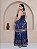 Vestido Alça Farm Azul Estampado Plus Size - Imagem 6