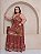 Vestido Alça Farm Marrom Estampado Plus Size - Imagem 6