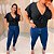 Blusa Leide Preta Plus Size - Imagem 4