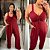 Macacão Duna Vip Marsala Plus Size - Imagem 3