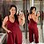 Macacão Duna Vip Marsala Plus Size - Imagem 1