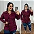 Casaco Moletom Vinho Plus Size - Imagem 1