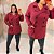 Casaco Moletom Vinho Plus Size - Imagem 4