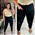 Calça Jeans Awa Estela Destroyed Preta Plus Size - Imagem 4