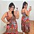 Vestido Longo Vip Rayane Marrom Plus Size - Imagem 1