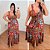 Vestido Longo Vip Rayane Marrom Plus Size - Imagem 3