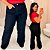 Calça Jeans Awa Duda Wide Leg Preta Plus Size - Imagem 1