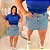 Saia Jeans Awa Manuela Cargo Plus Size - Imagem 3