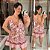 Vestido Susan Estampado Rosa Plus Size - Imagem 1