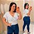 Blusa Leide Branca Plus Size - Imagem 1
