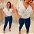 Blusa Leide Branca Plus Size - Imagem 4